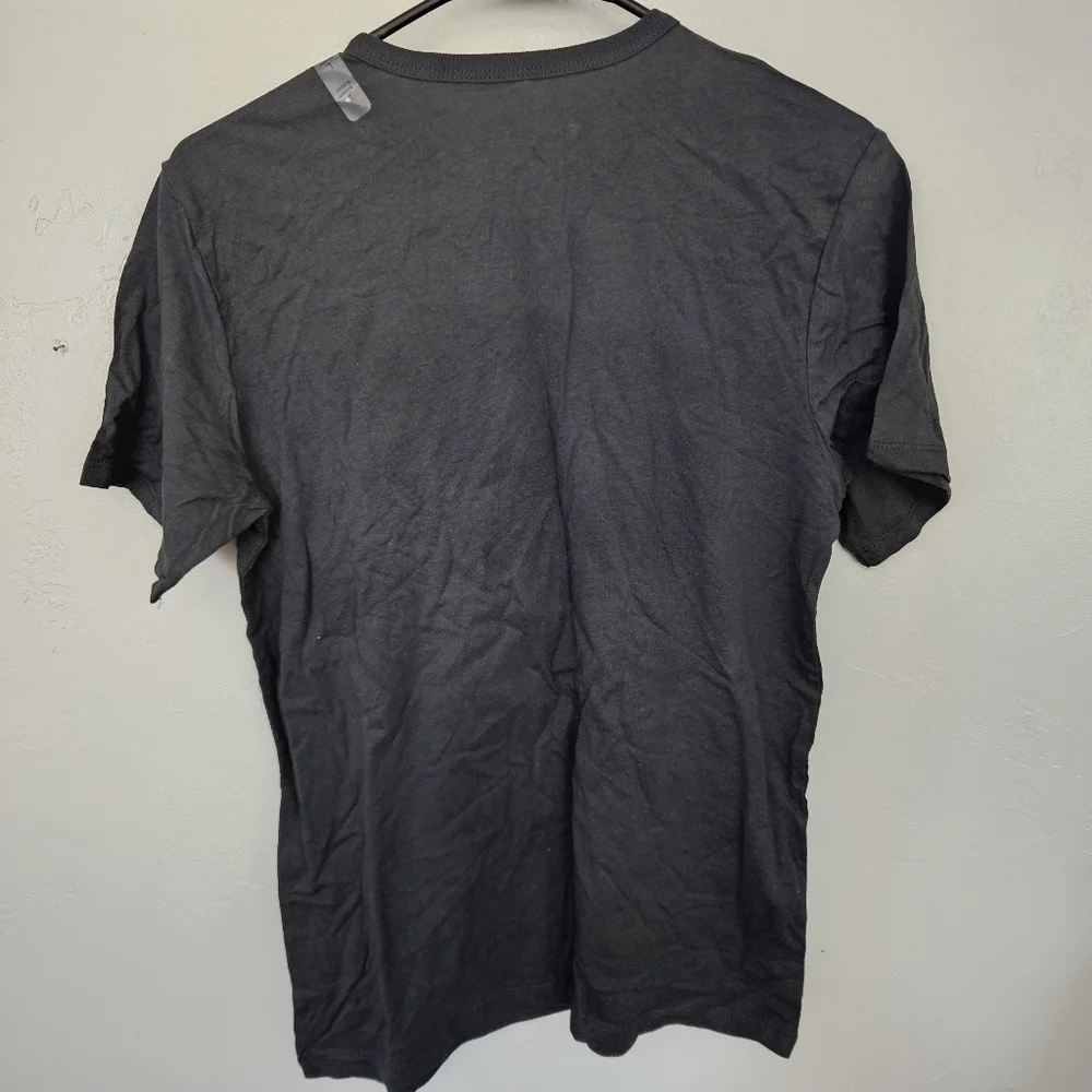 The Children's Place NWT Boys Large 10/12 Charcoal Grey Red 'Boom!' Baseball Tee